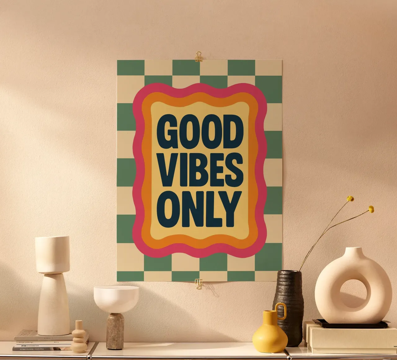 Good Vibes Only carta hahnemühle da Wall of Whispers