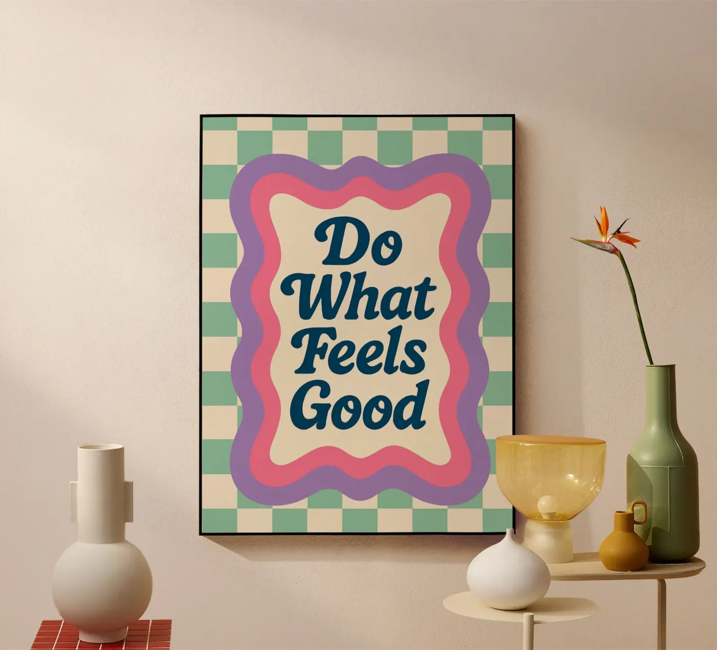 Do What Feels Good acryl van Wall of Whispers