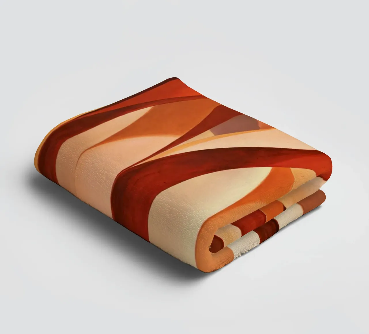 Abstract arches in light and depth towel by Plain Thoughts