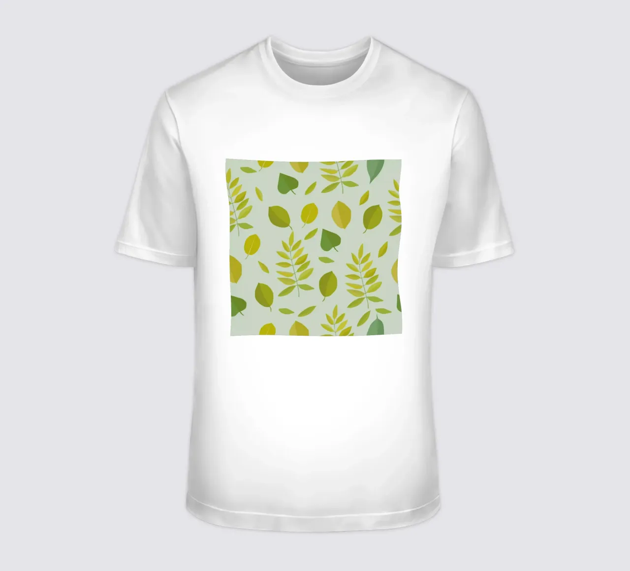 Leaves Light Green t-shirt by lauragriesch_art
