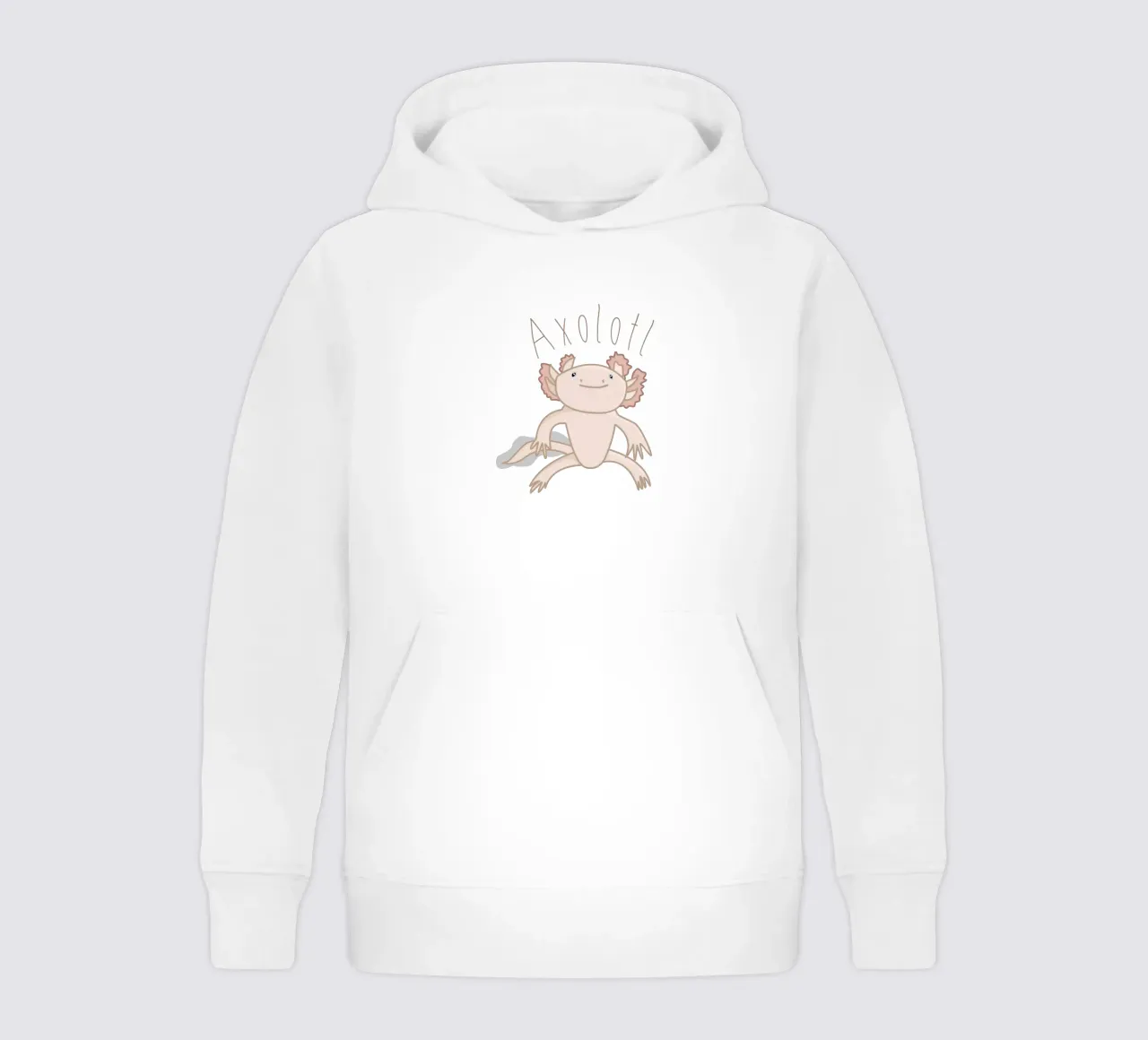 Axolotl felpa bambino con cappuccio da IndigoBird