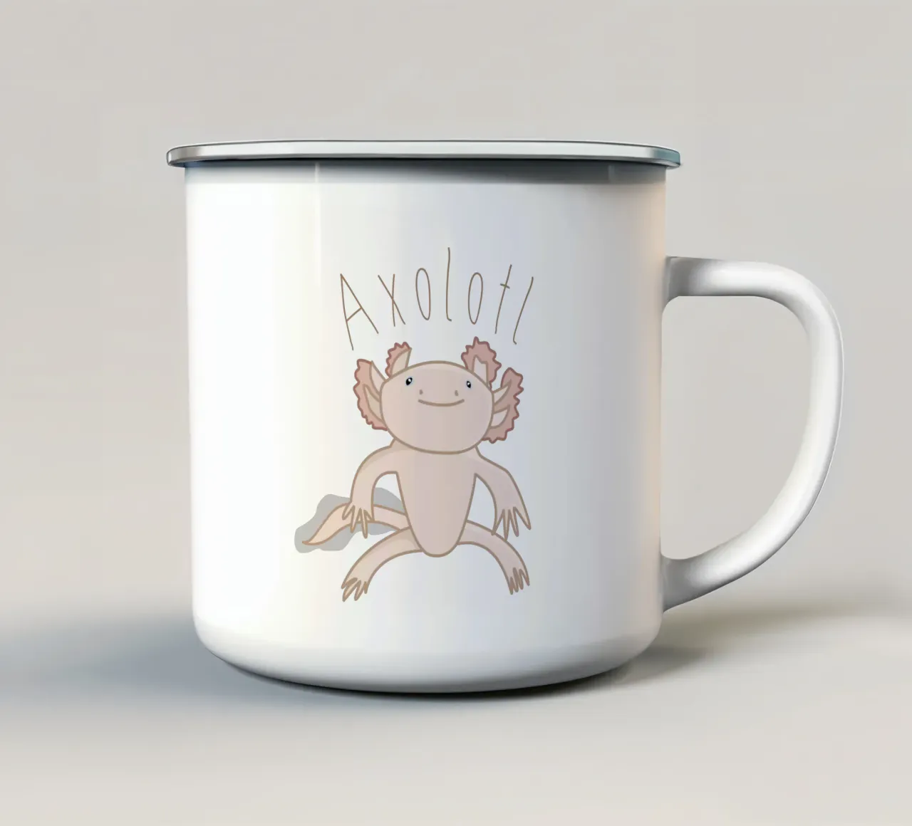 Axolotl tazza in smalto da IndigoBird
