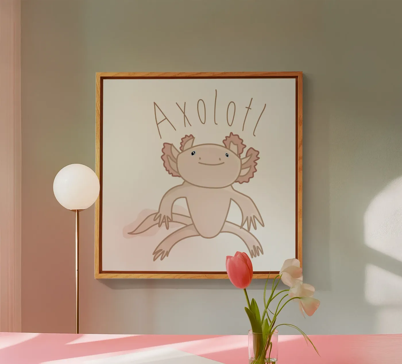 Axolotl plexiglass da IndigoBird