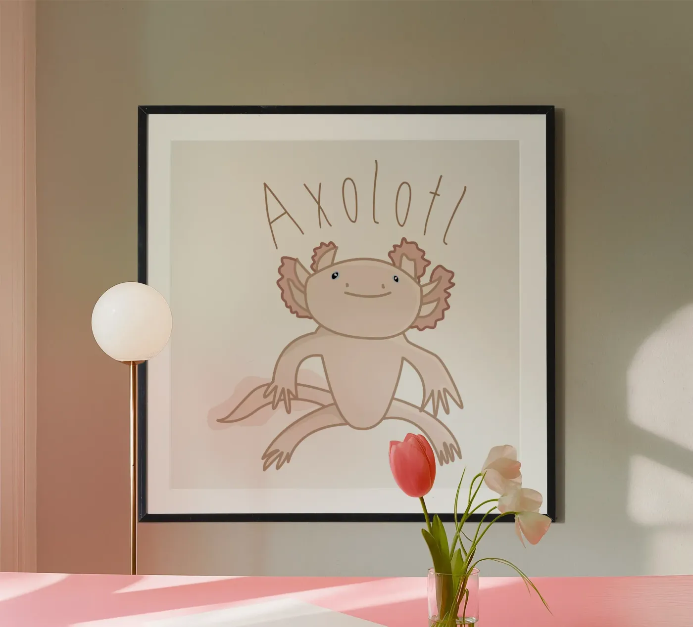 Axolotl poster da IndigoBird
