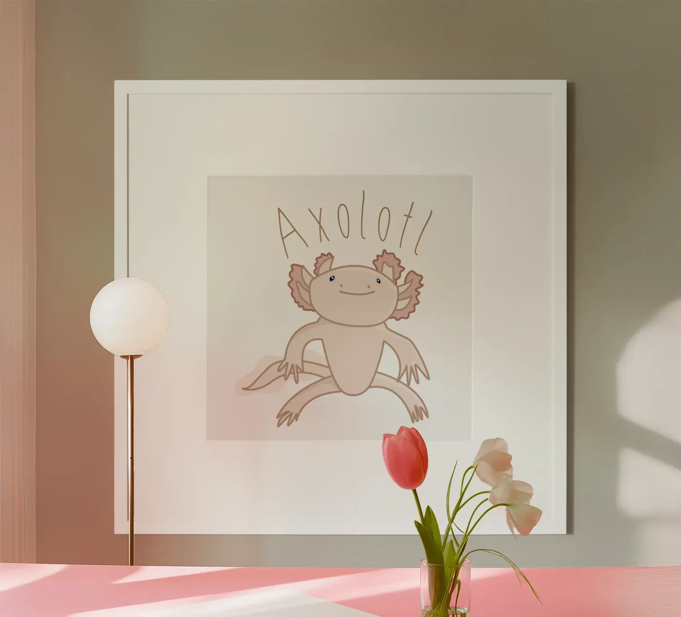 Axolotl poster da IndigoBird