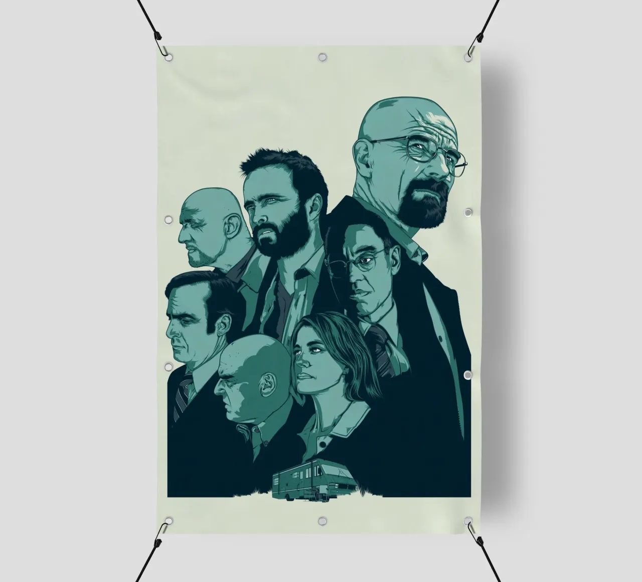 BREAKING BAD telo in pvc da Cranio Dsgn