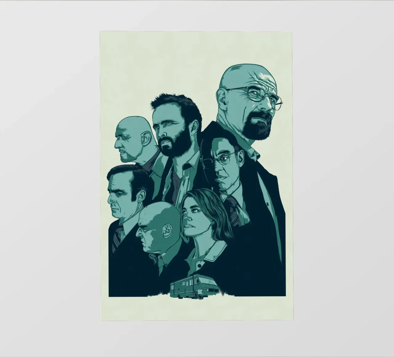 BREAKING BAD telo in pvc da Cranio Dsgn