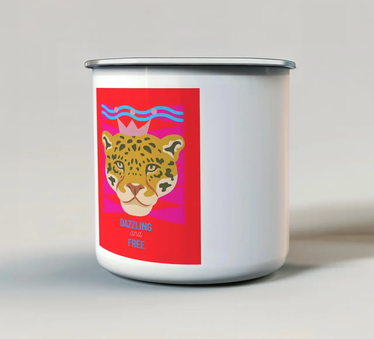 dazzling and free tazza in smalto da ALEIDA bold