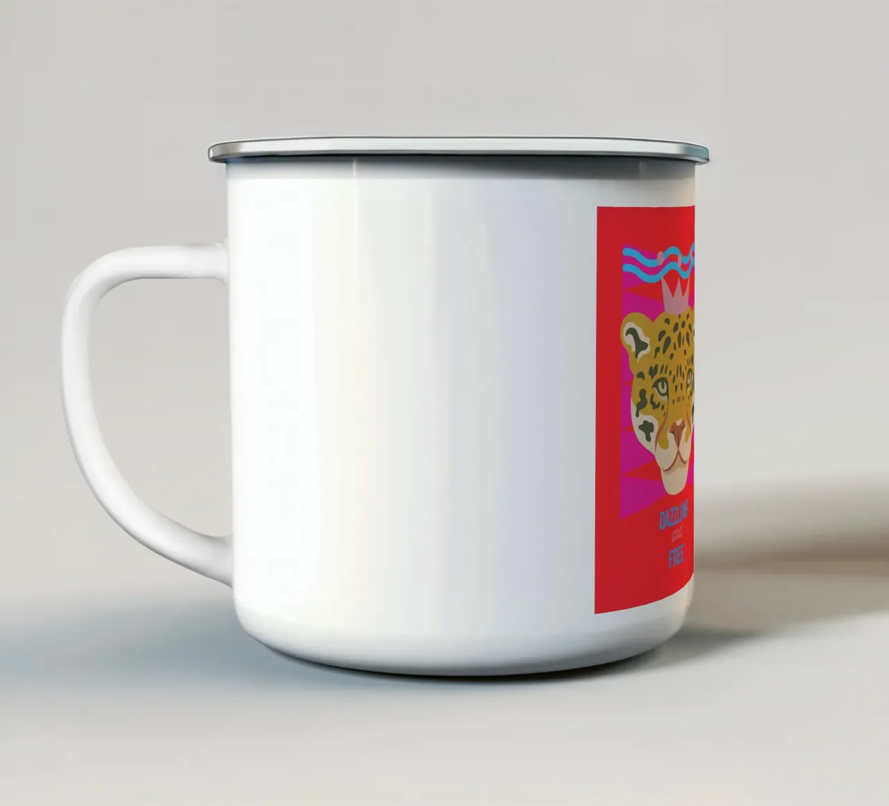 dazzling and free tazza in smalto da ALEIDA bold