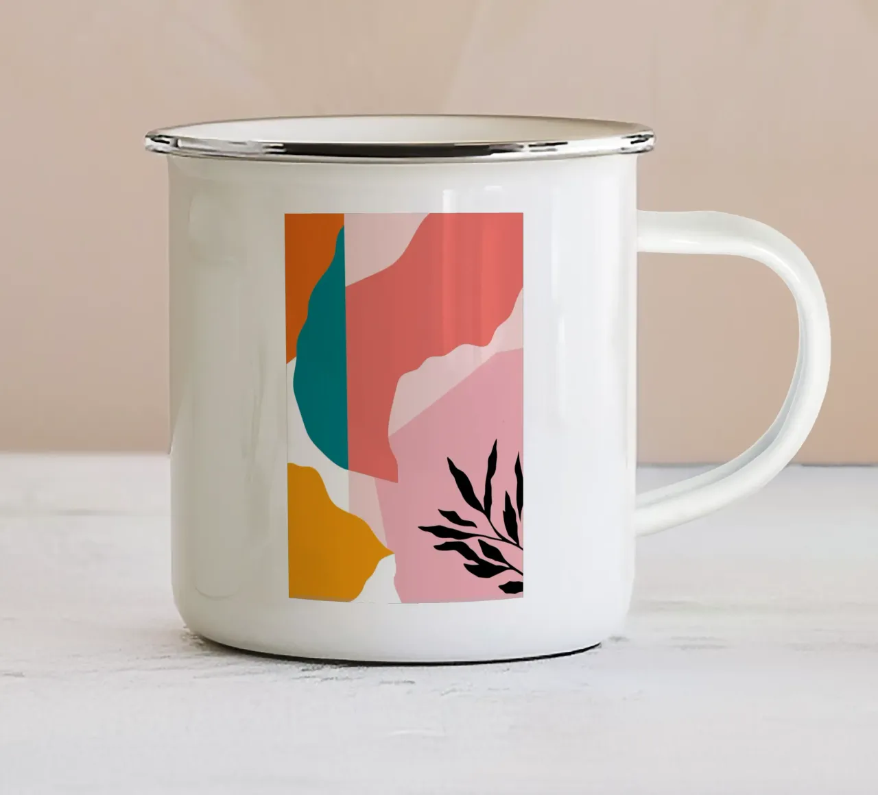 New World - 01 tazza in smalto da Tamsen Design