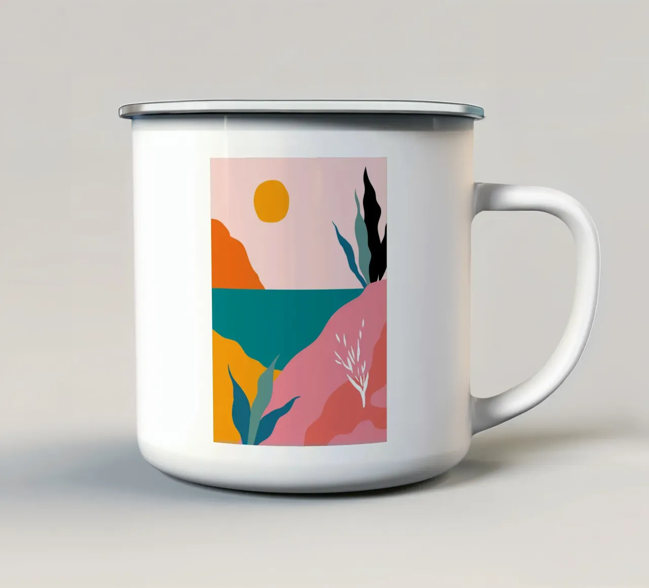 New World - 02 tazza in smalto da Tamsen Design