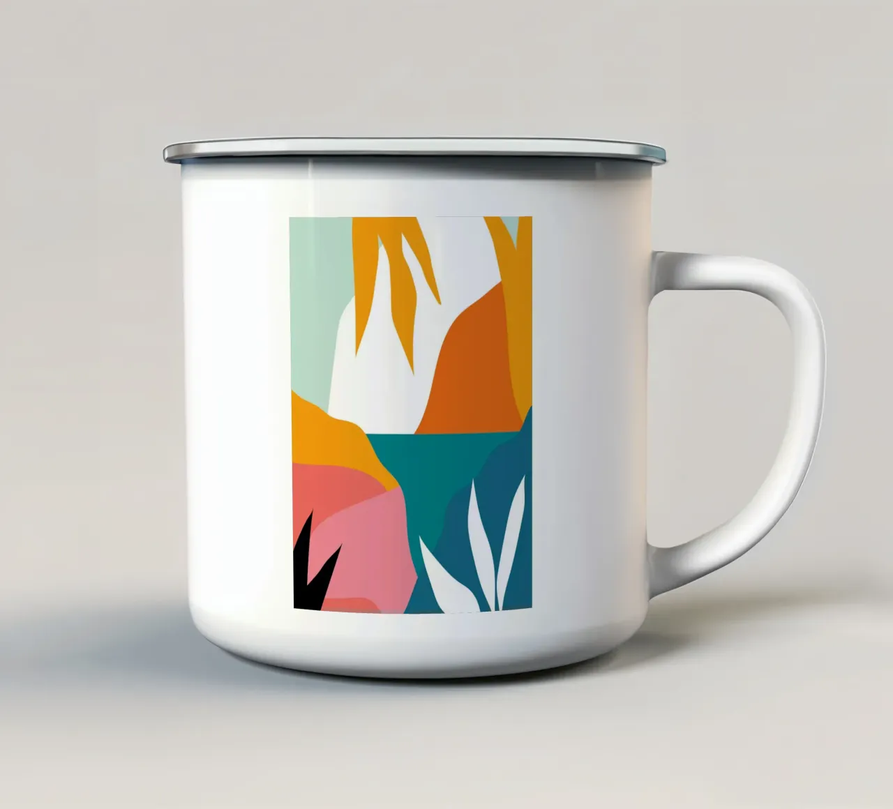 New World - 03 tazza in smalto da Tamsen Design