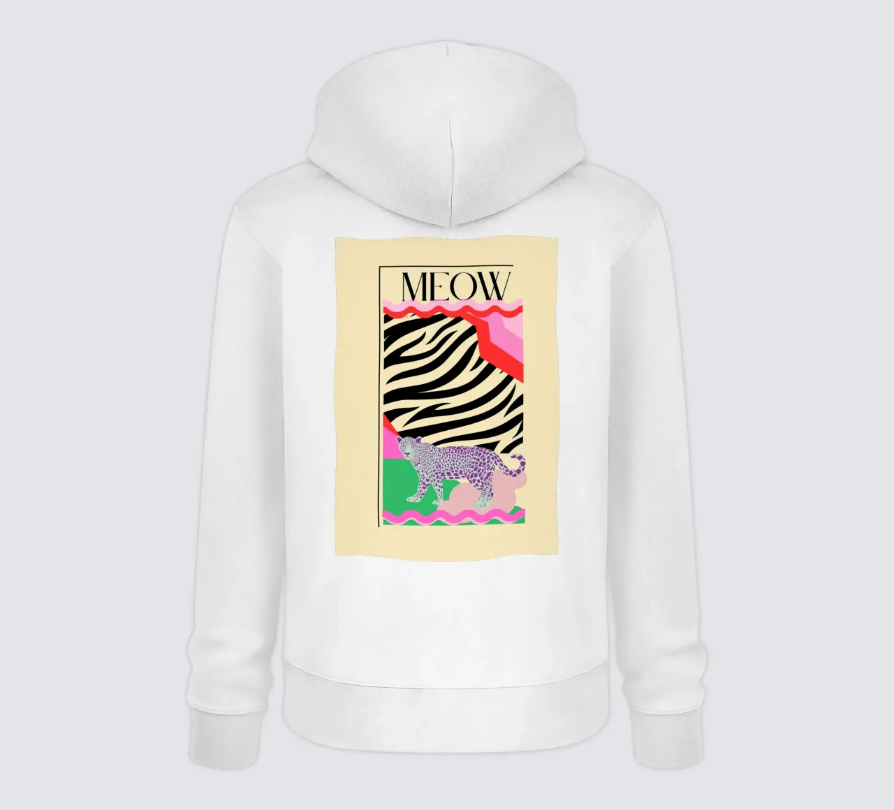 meow felpa con cappuccio da ALEIDA bold