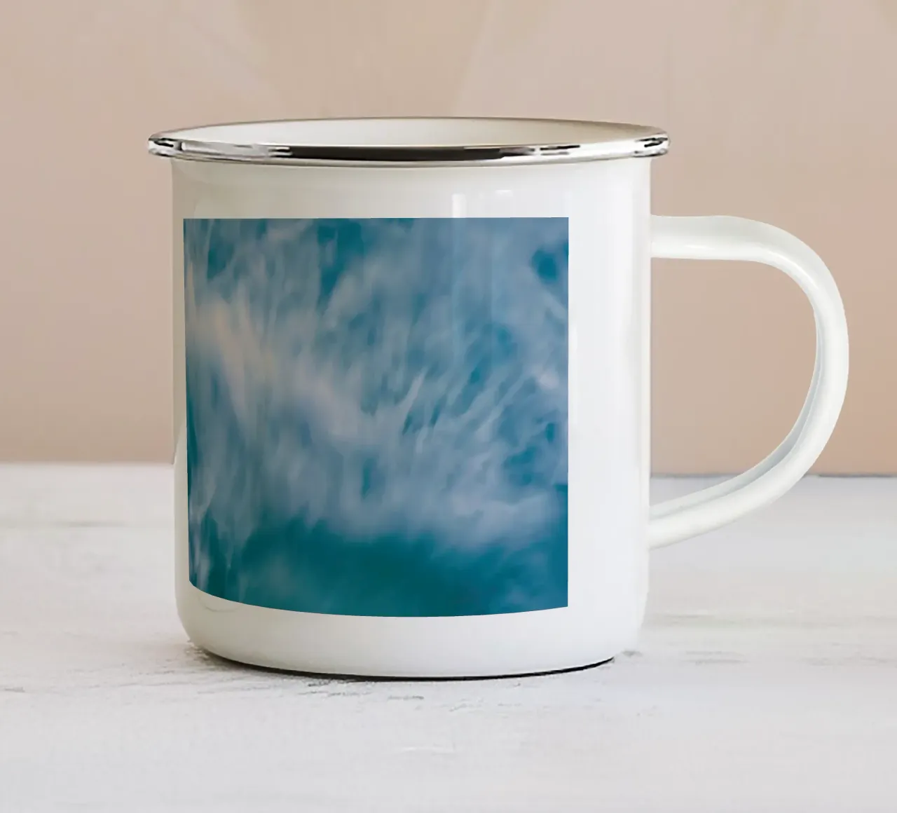 Acqua selvaggia tazza in smalto da Romy Mueller Waterworld