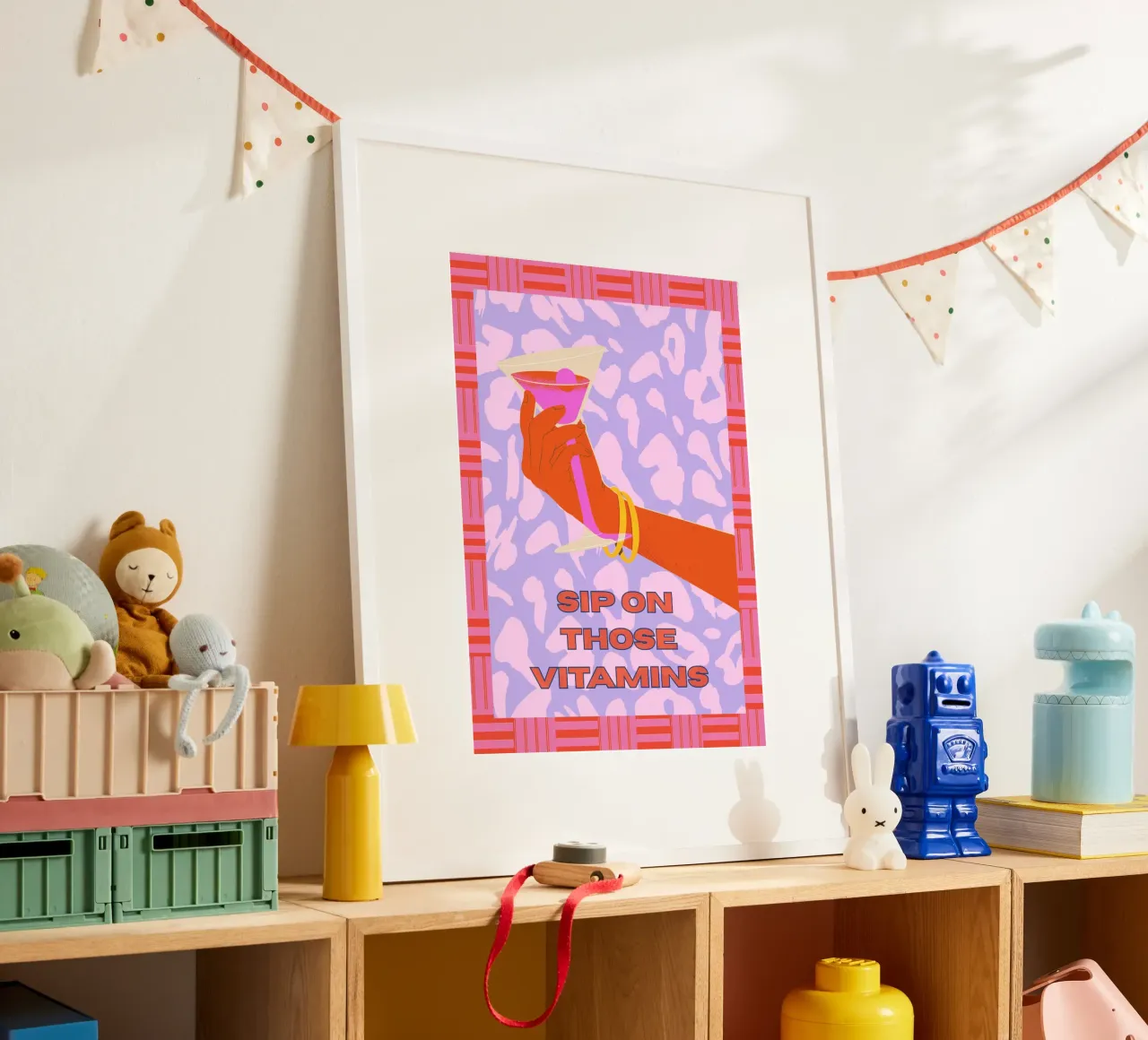 vitamins poster da ALEIDA bold