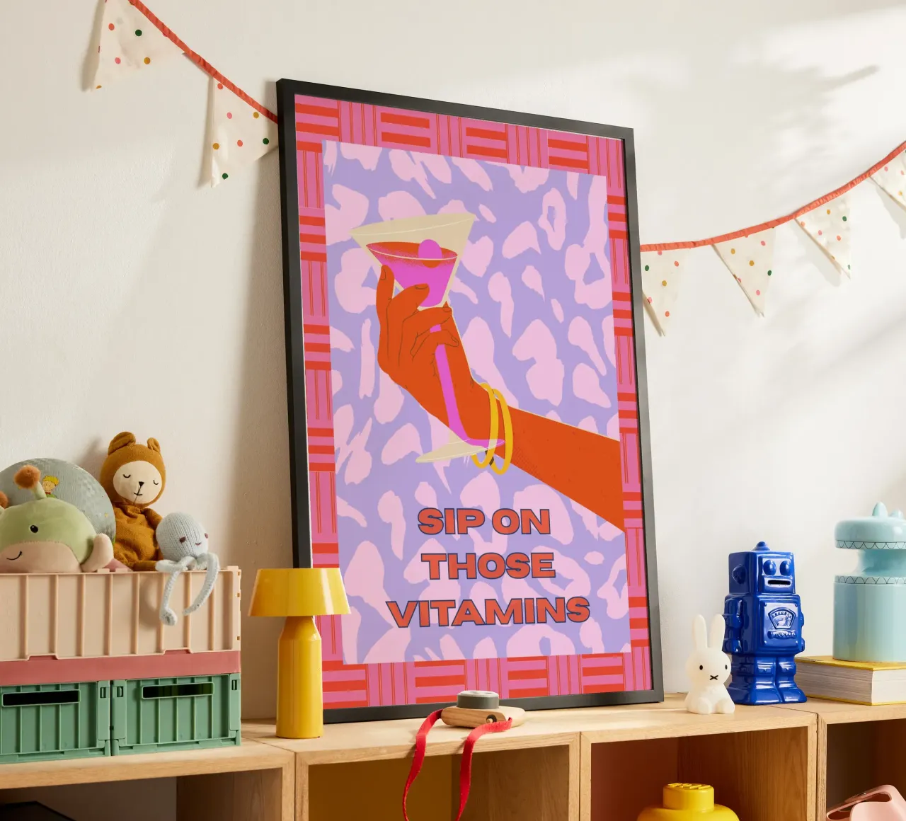 vitamins poster da ALEIDA bold
