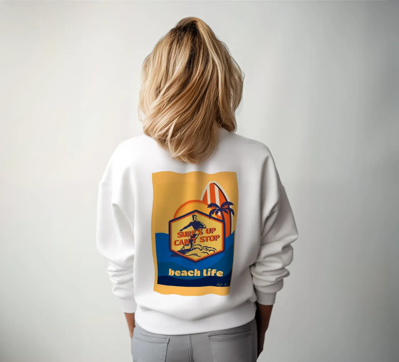 surfs up felpa da ALEIDA bold