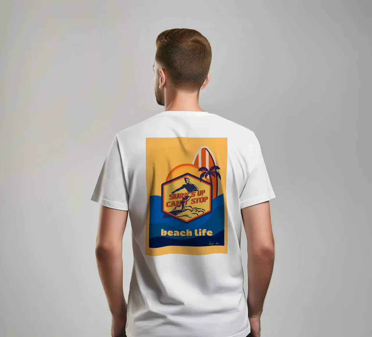 surfs up t-shirt da ALEIDA bold