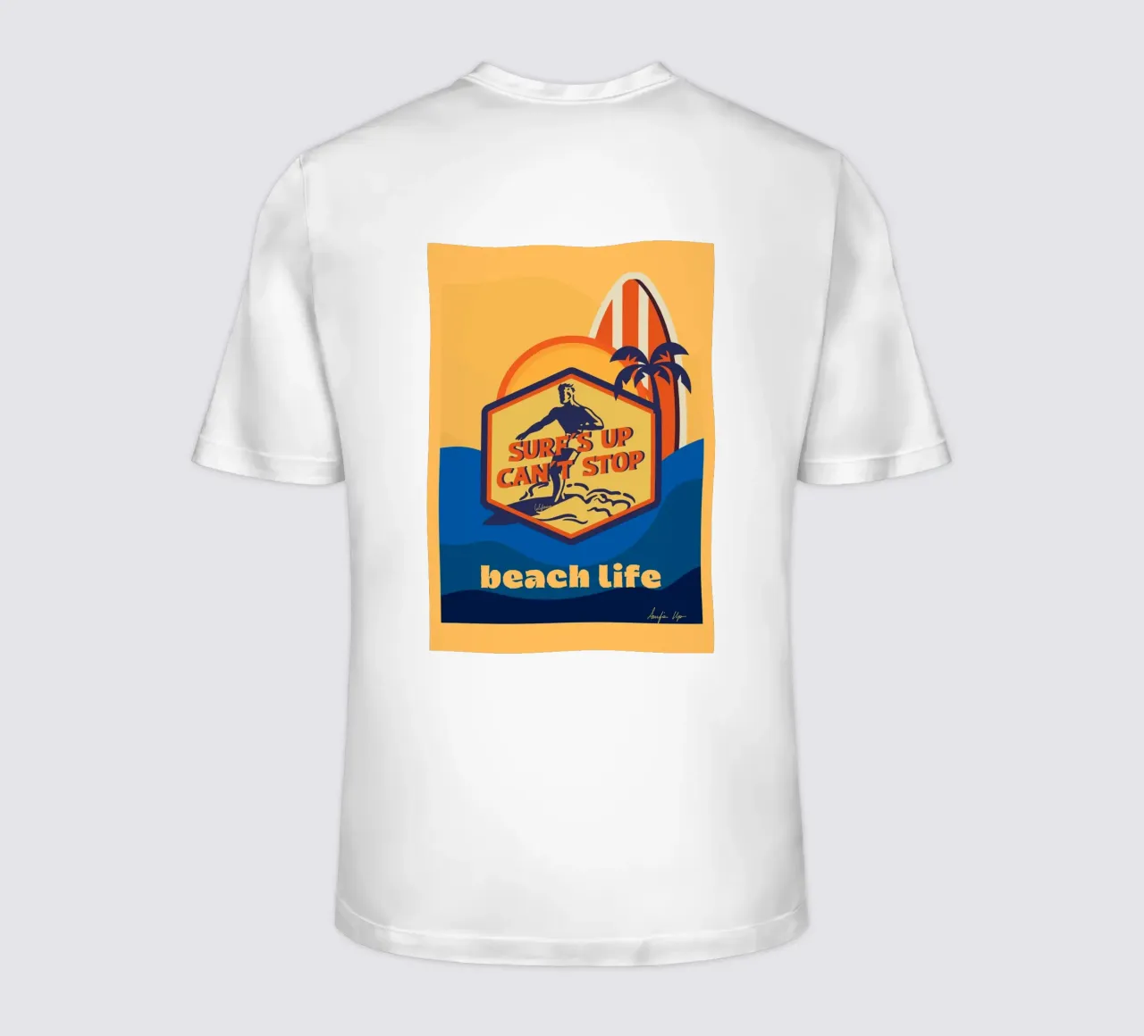 surfs up t-shirt da ALEIDA bold