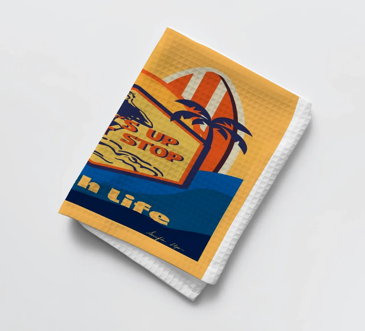 surfs up canovaccio da cucina da ALEIDA bold