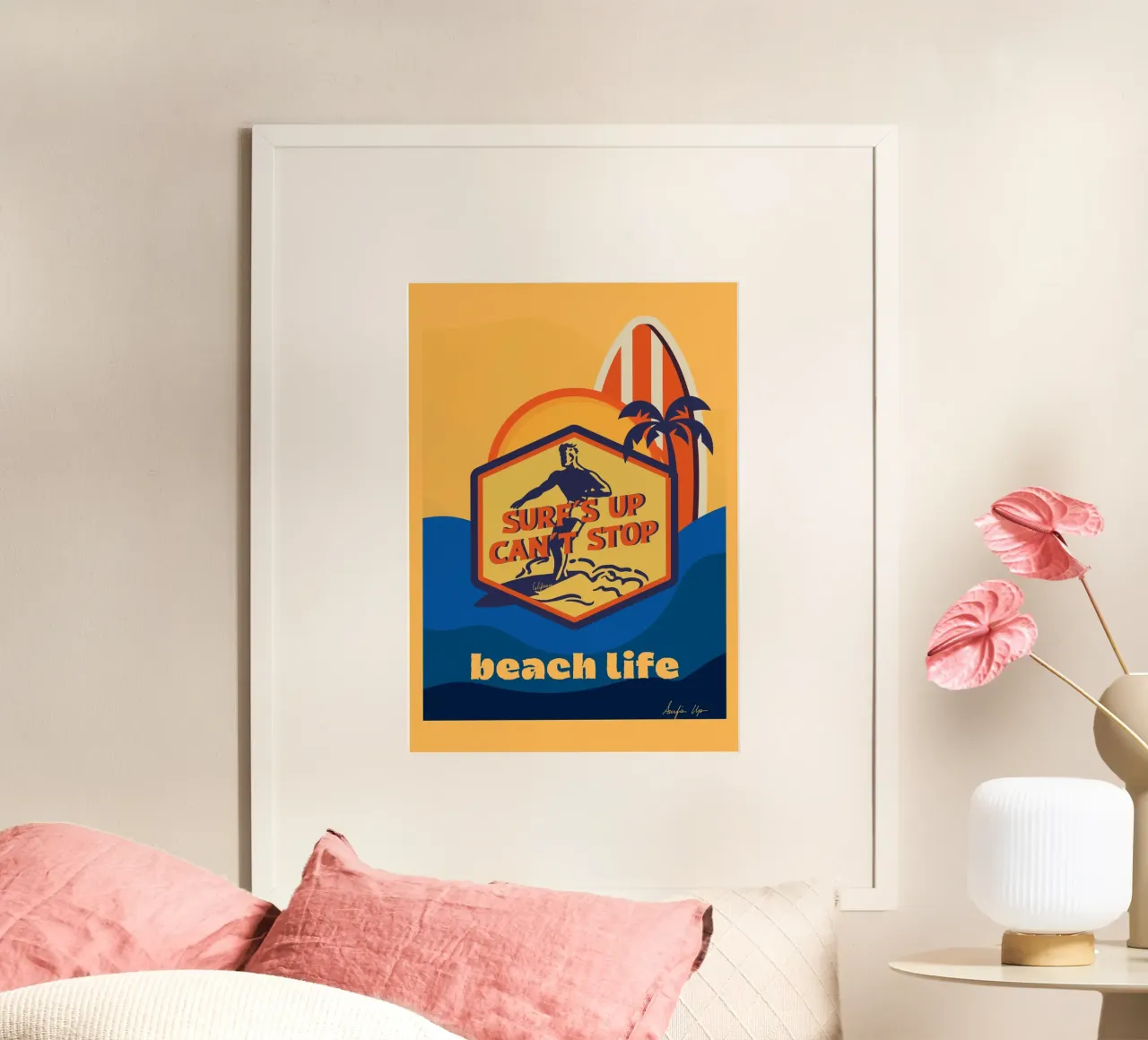 surfs up poster da ALEIDA bold