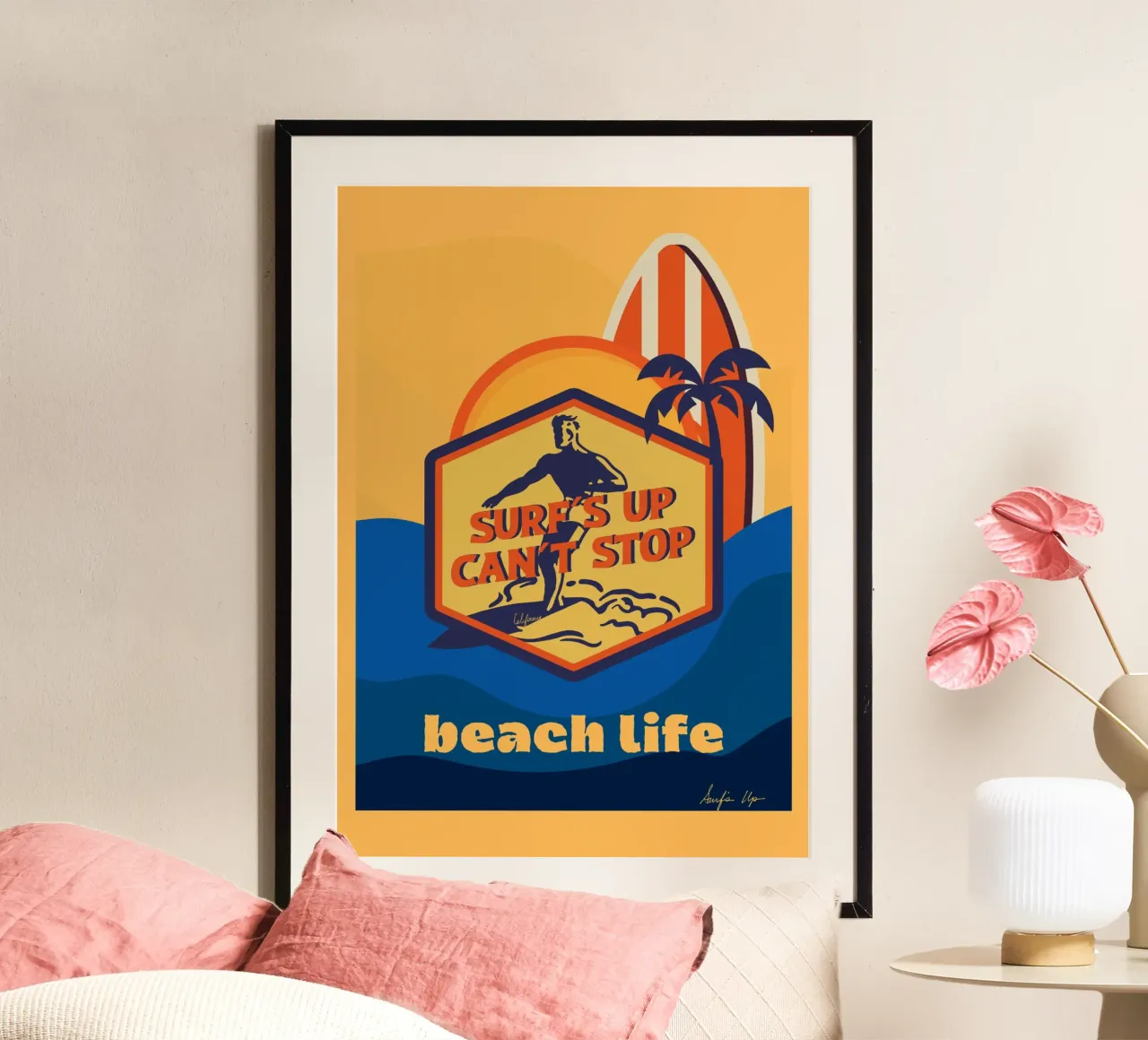 surfs up poster da ALEIDA bold