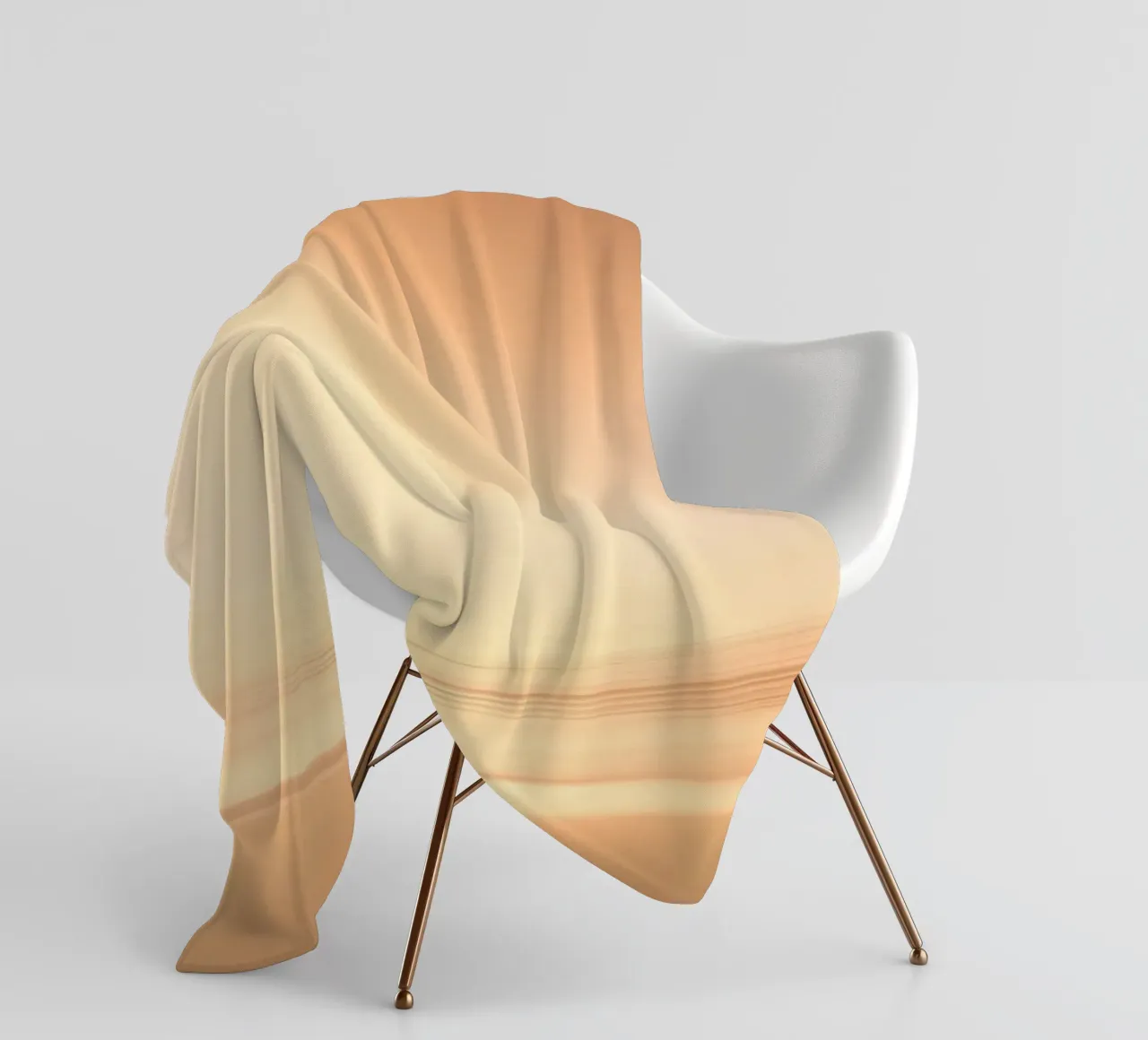 Sunset Gradient Fleecedecke von Tinyverse Studio