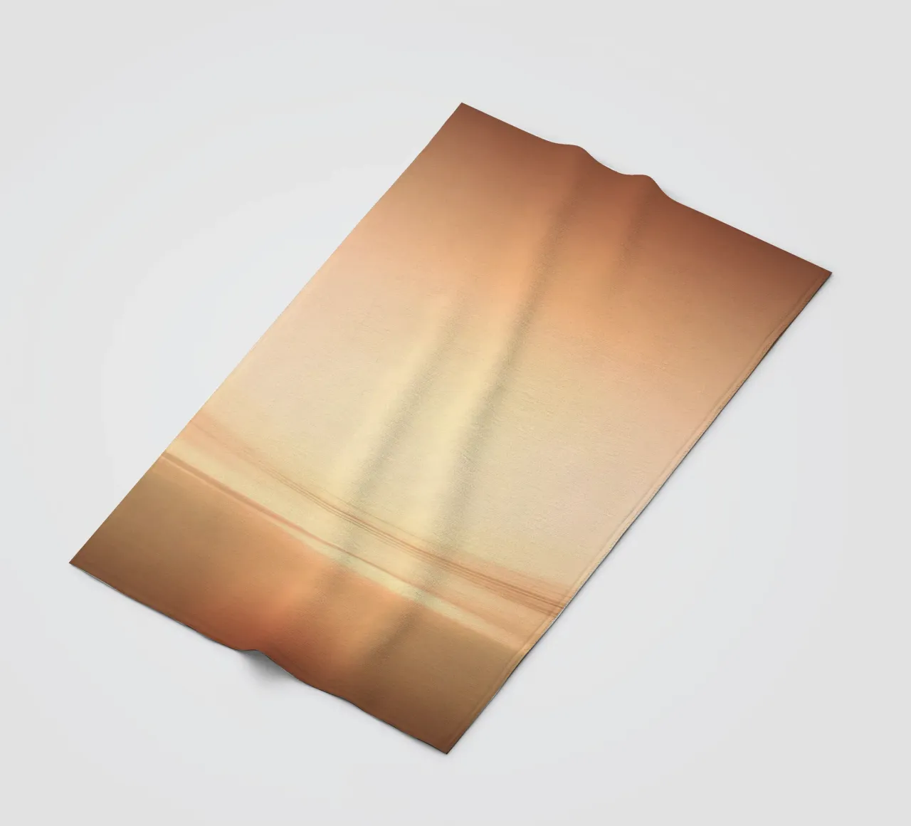 Sunset Gradient Fleecedecke von Tinyverse Studio