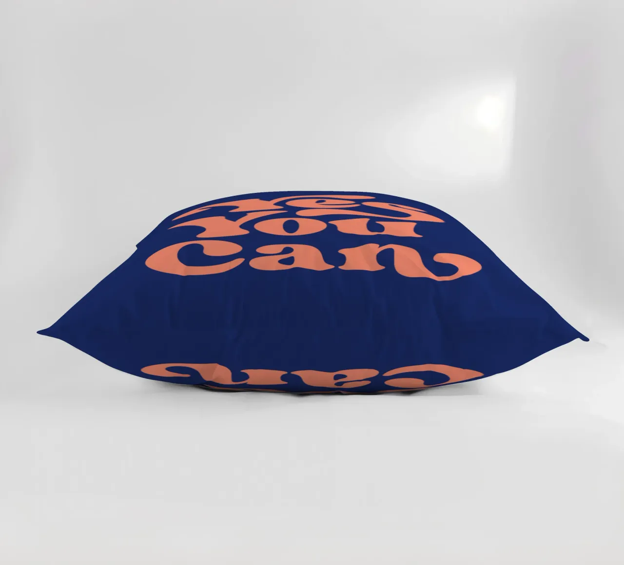 Yes You Can Tipografia Design cuscino da THE MOTIVATED TYPE