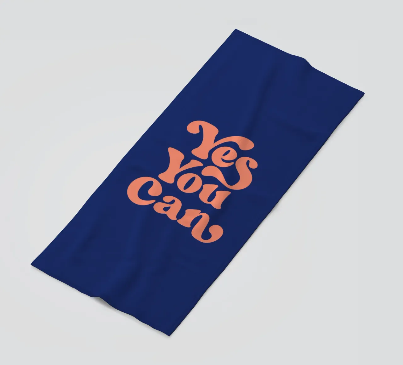 Yes You Can Tipografia Design telo mare da THE MOTIVATED TYPE
