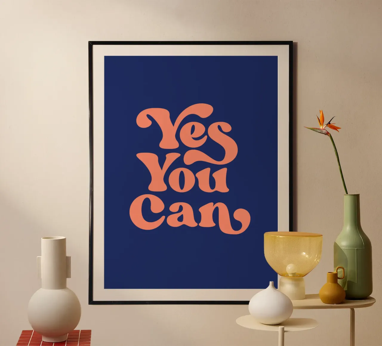Yes You Can Tipografia Design carta hahnemühle da THE MOTIVATED TYPE