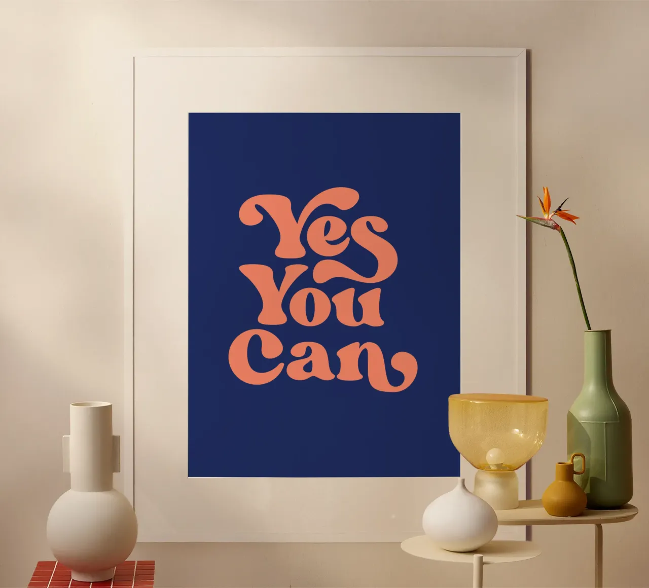 Yes You Can Tipografia Design carta hahnemühle da THE MOTIVATED TYPE