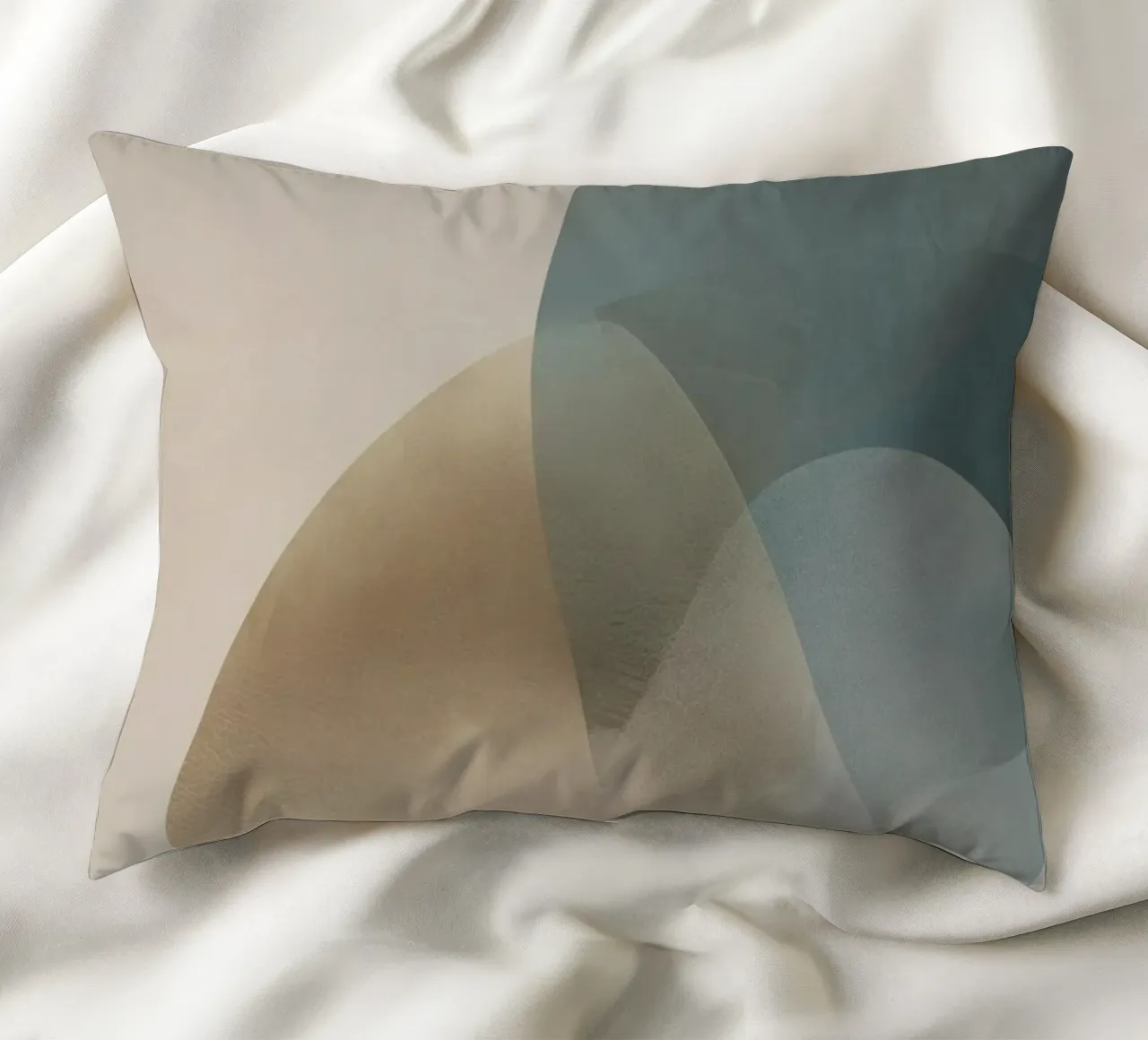 Soft Geometric Balance No. 3 cuscino da Geometrica