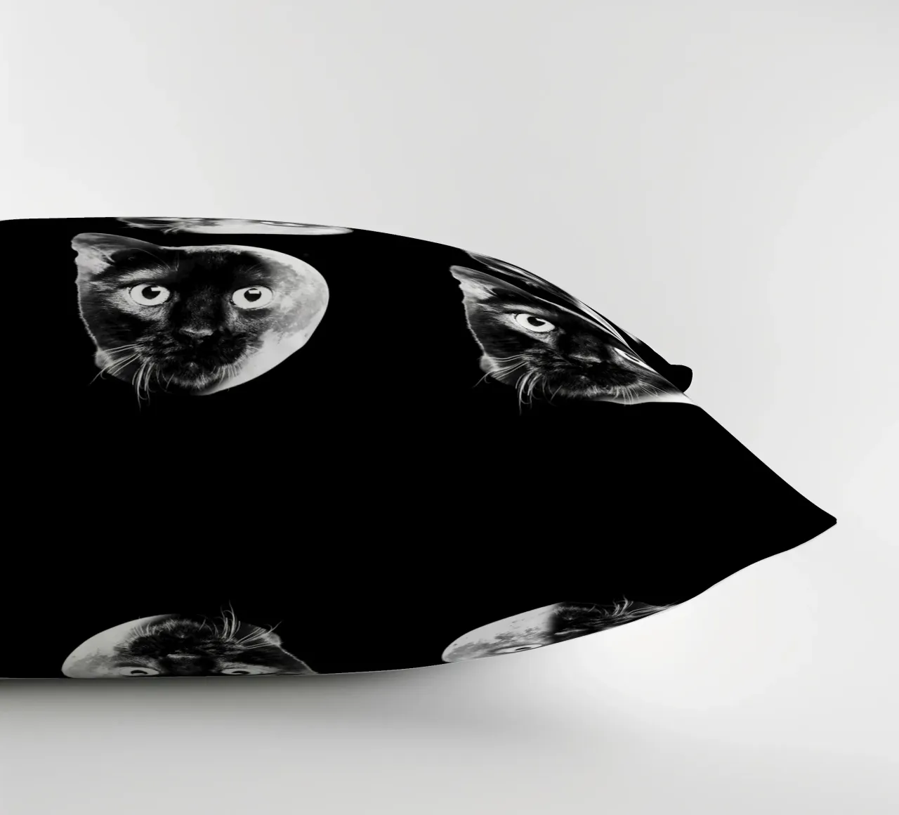 Cat Moon phases cuscino da Dikhotomy