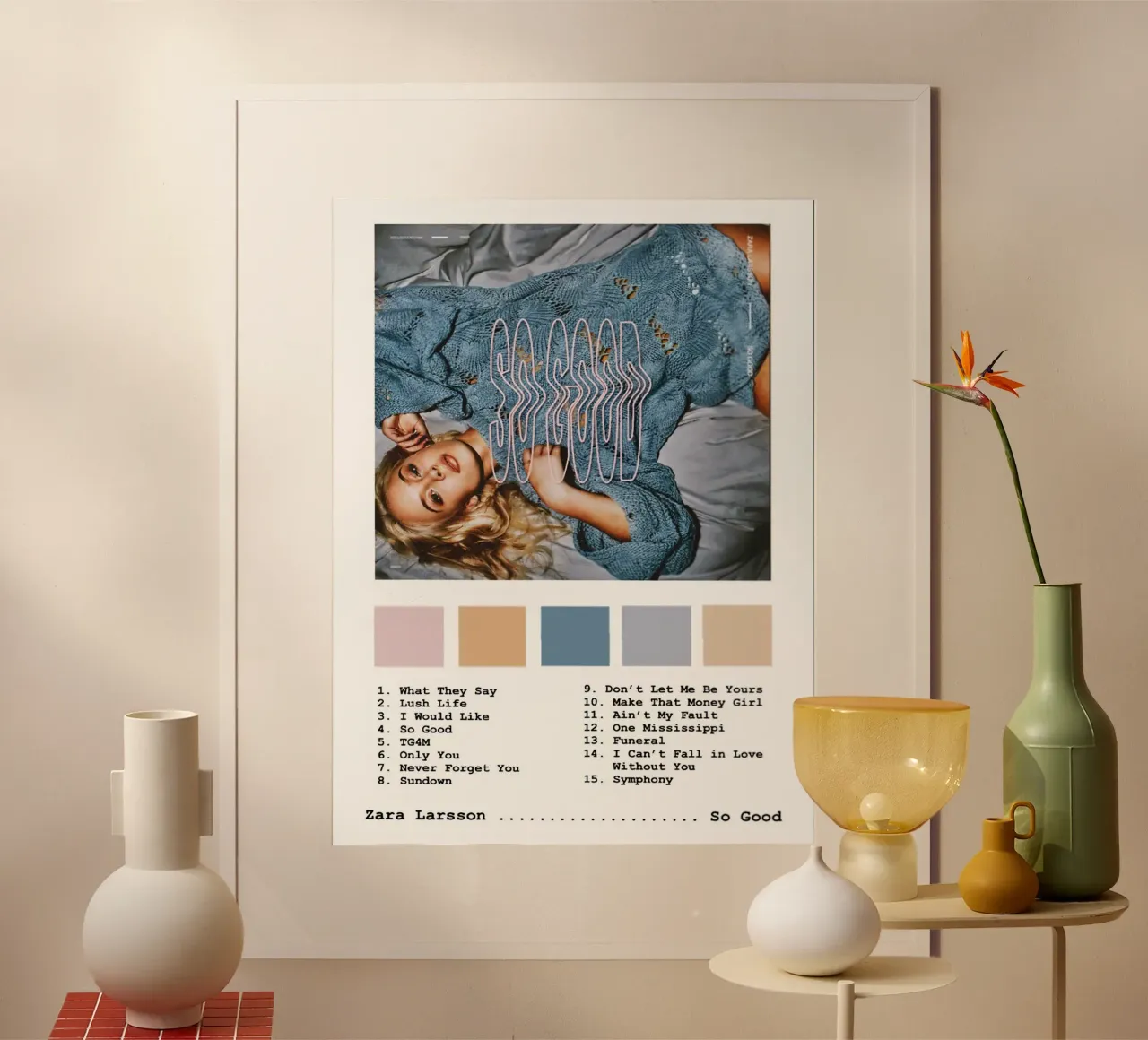 Lara Larsson So Good Tracklists carta hahnemühle da Banda Neira