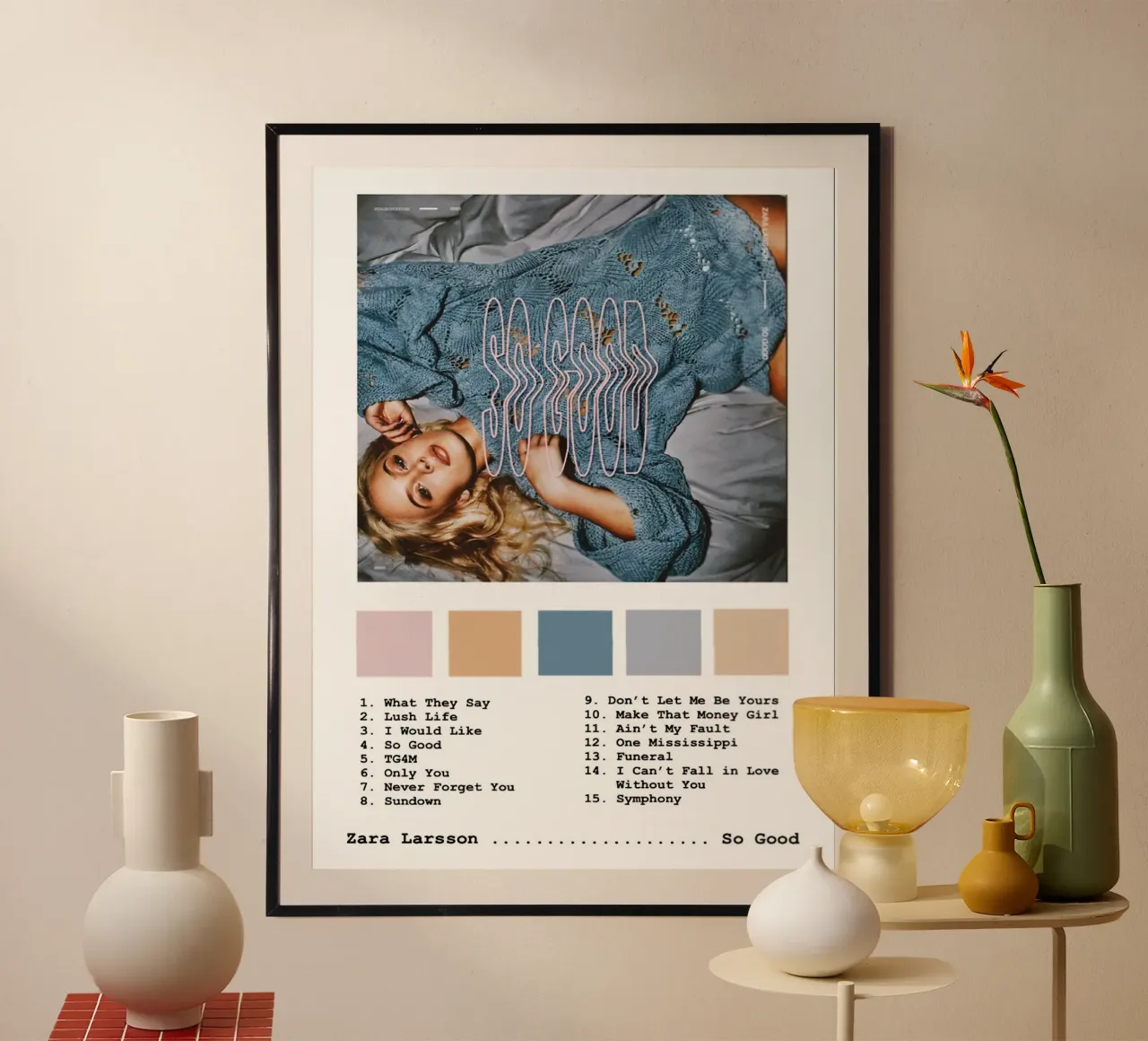 Lara Larsson So Good Tracklists carta hahnemühle da Banda Neira