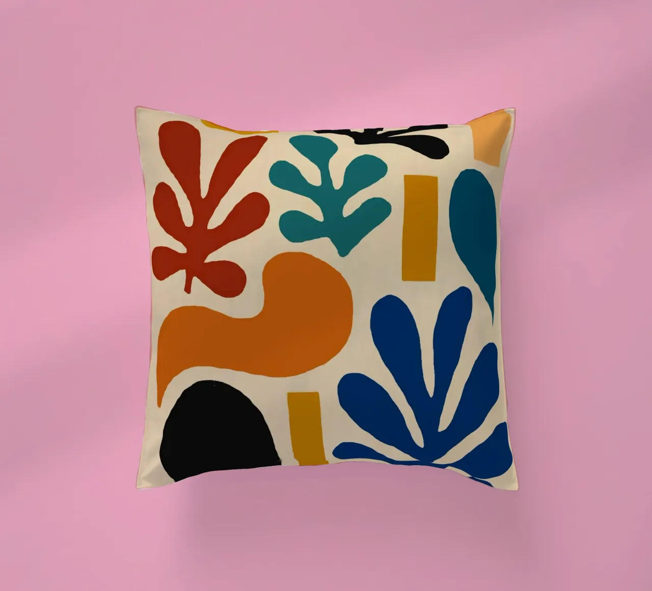 Composizione di forme astratte colorate cuscino da Life of Pie