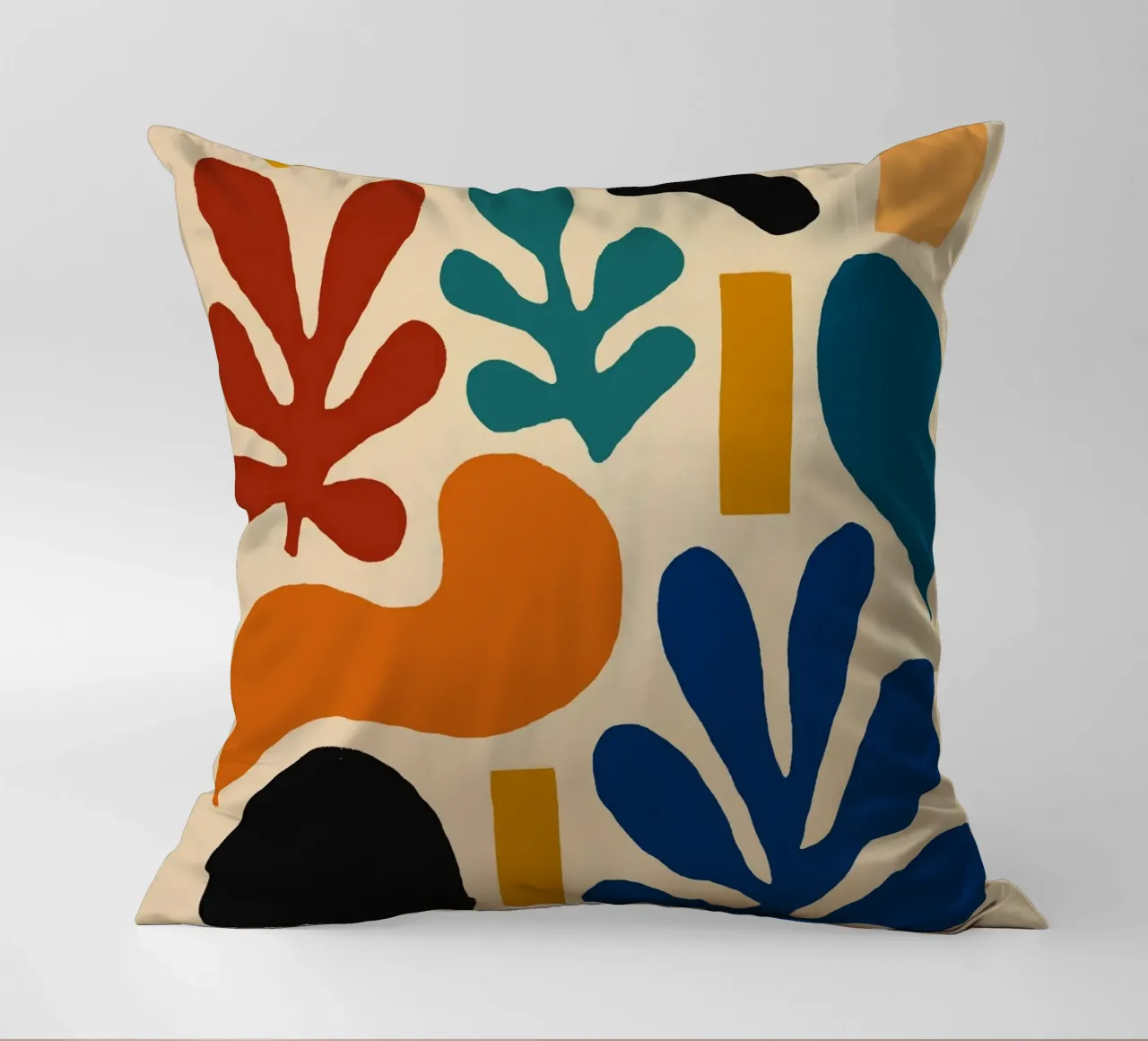 Composizione di forme astratte colorate cuscino da Life of Pie