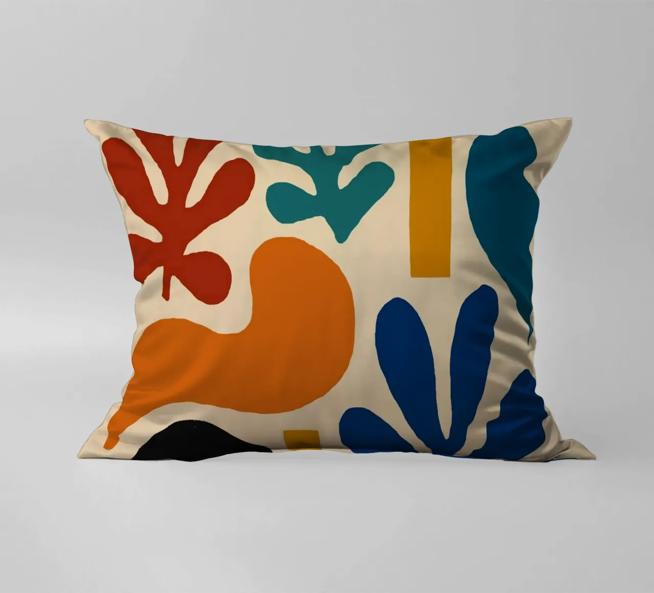 Composizione di forme astratte colorate cuscino da Life of Pie