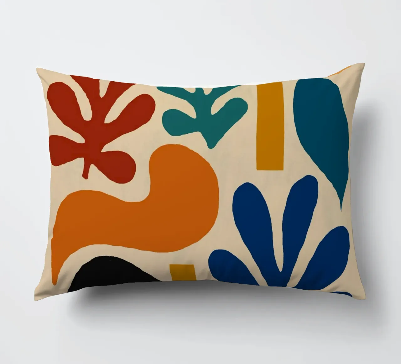 Composizione di forme astratte colorate cuscino da Life of Pie