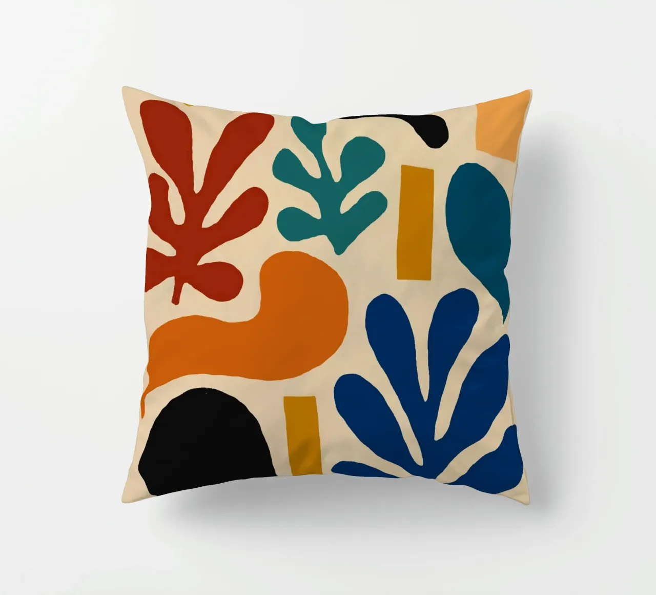 Composizione di forme astratte colorate cuscino da Life of Pie