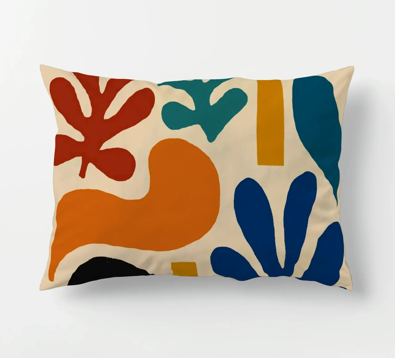 Composizione di forme astratte colorate cuscino da Life of Pie