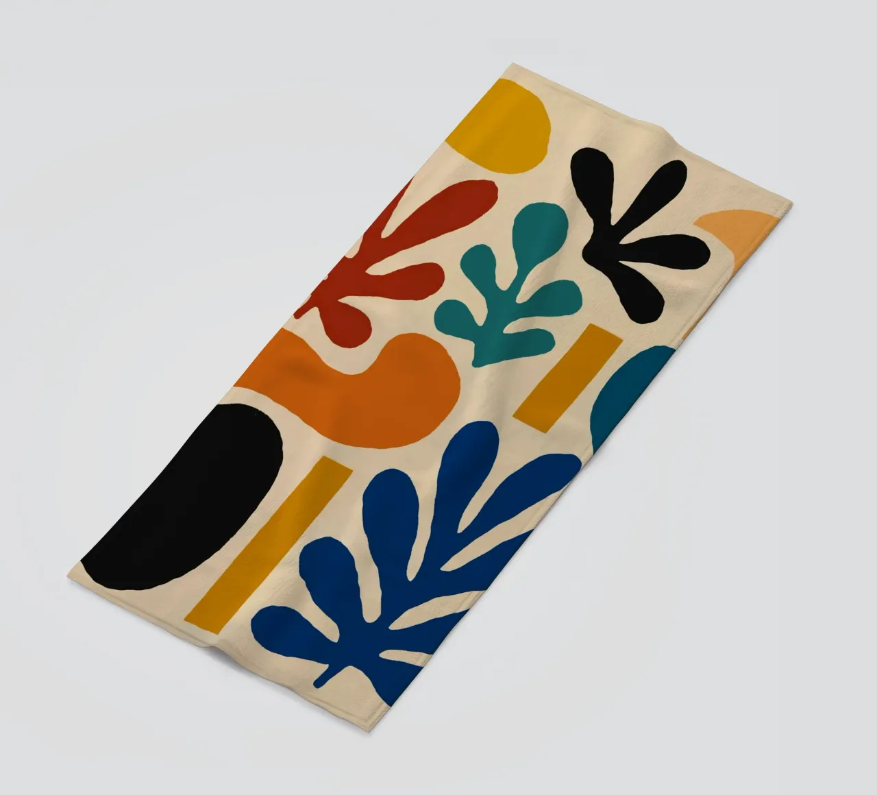 Composizione di forme astratte colorate telo mare da Life of Pie