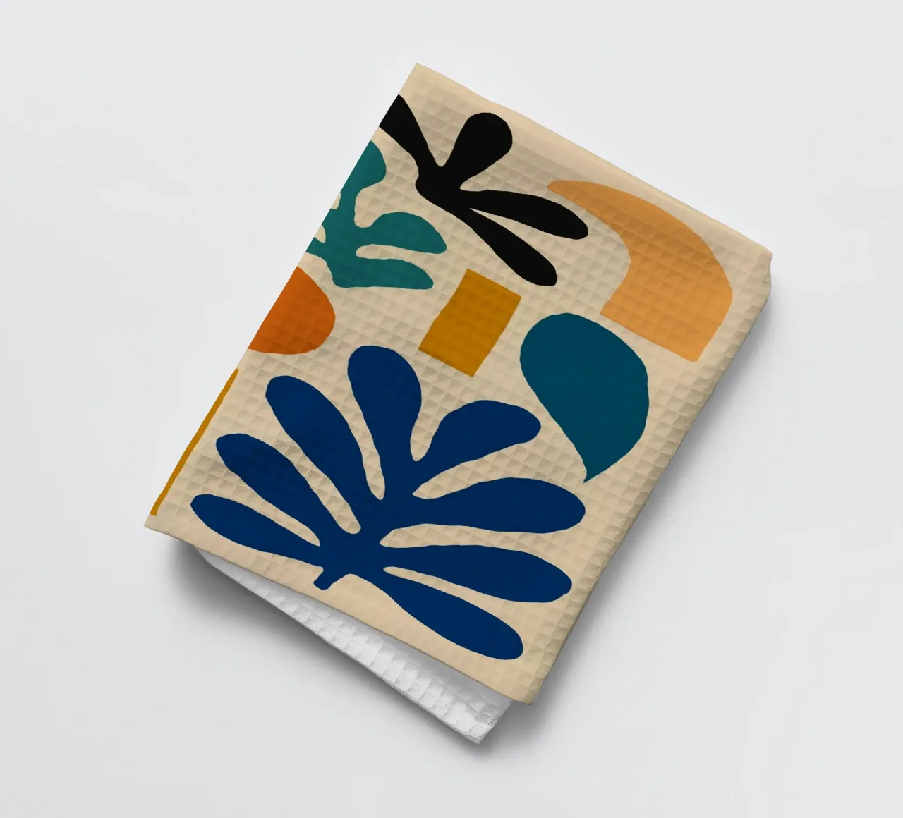 Composizione di forme astratte colorate canovaccio da cucina da Life of Pie