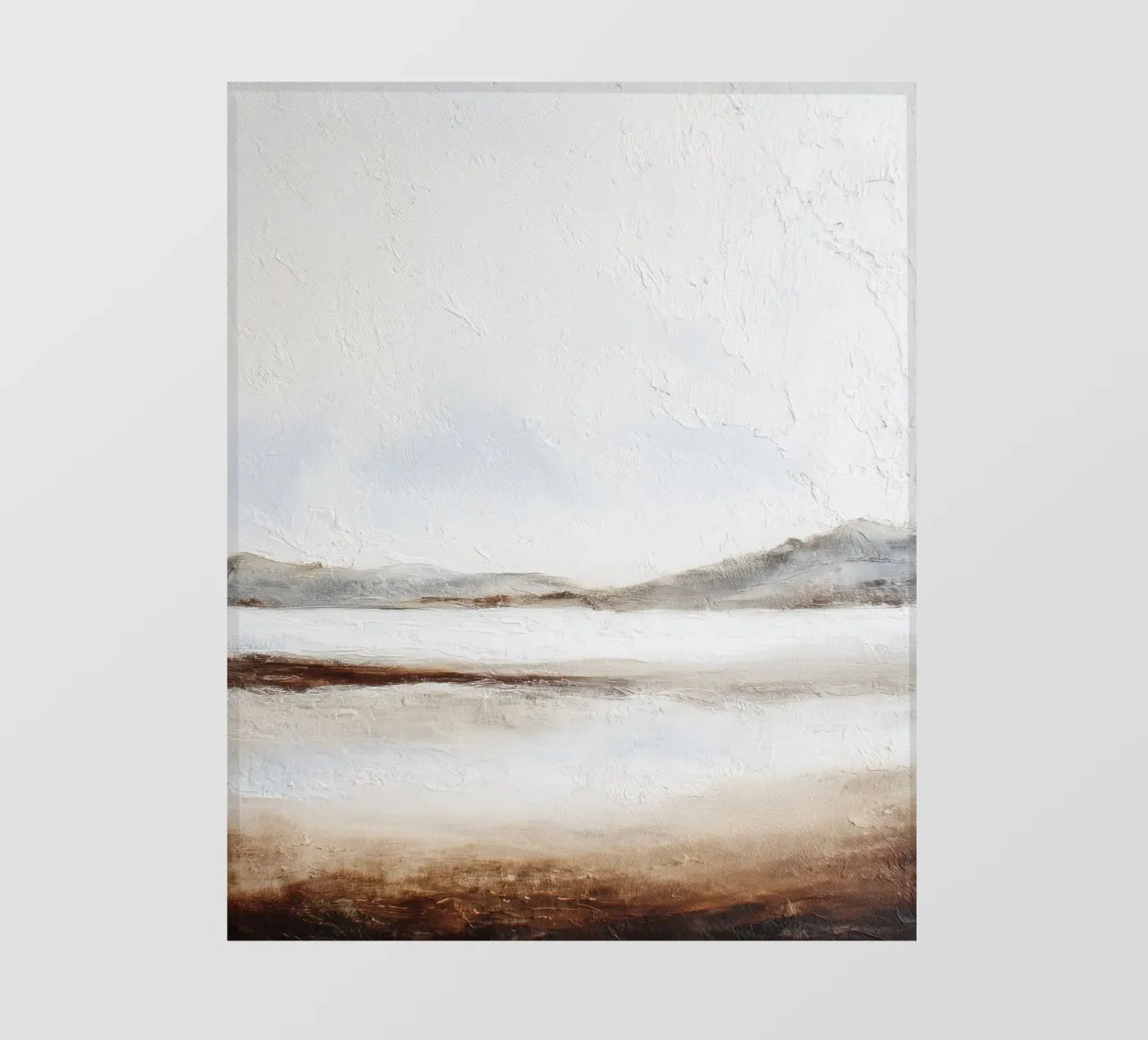 Minimal Aarde Abstract Structuurlandschap pvc-zeil van StudioVO