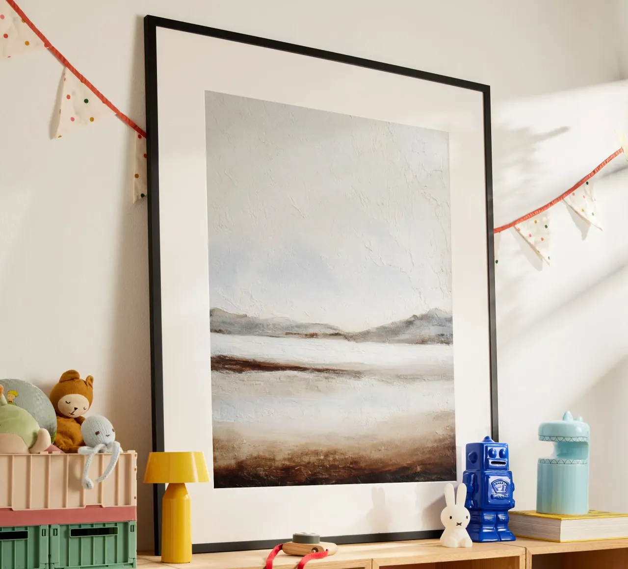 Minimal Aarde Abstract Structuurlandschap hahnemühle van StudioVO