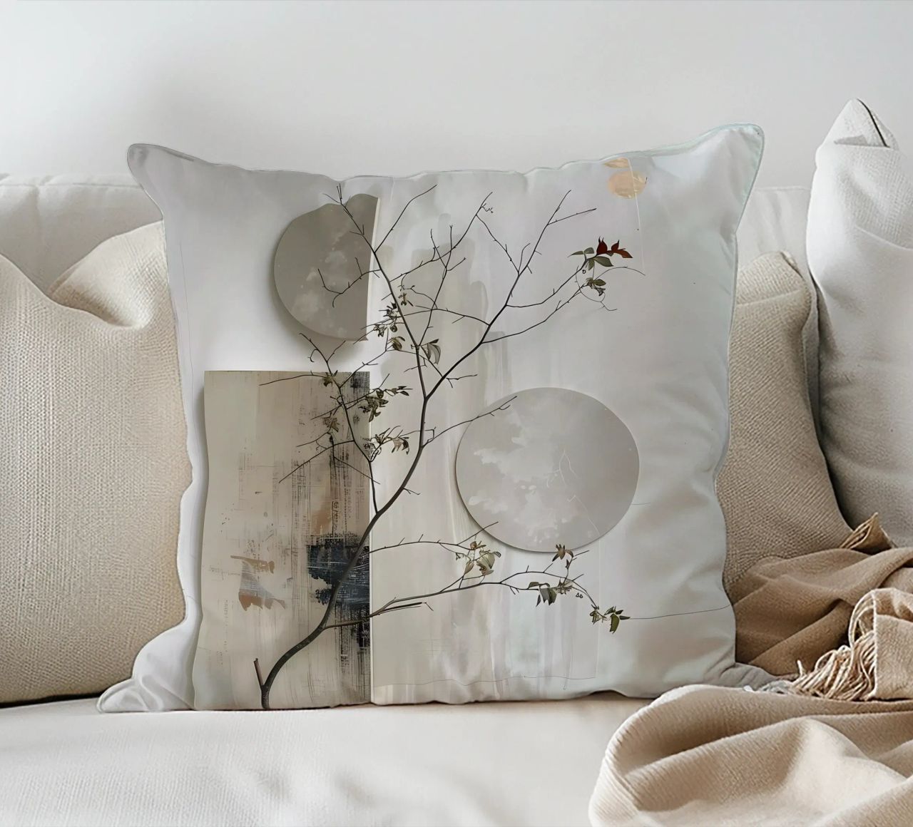 Bianco e design cuscino da LaylaOzHome