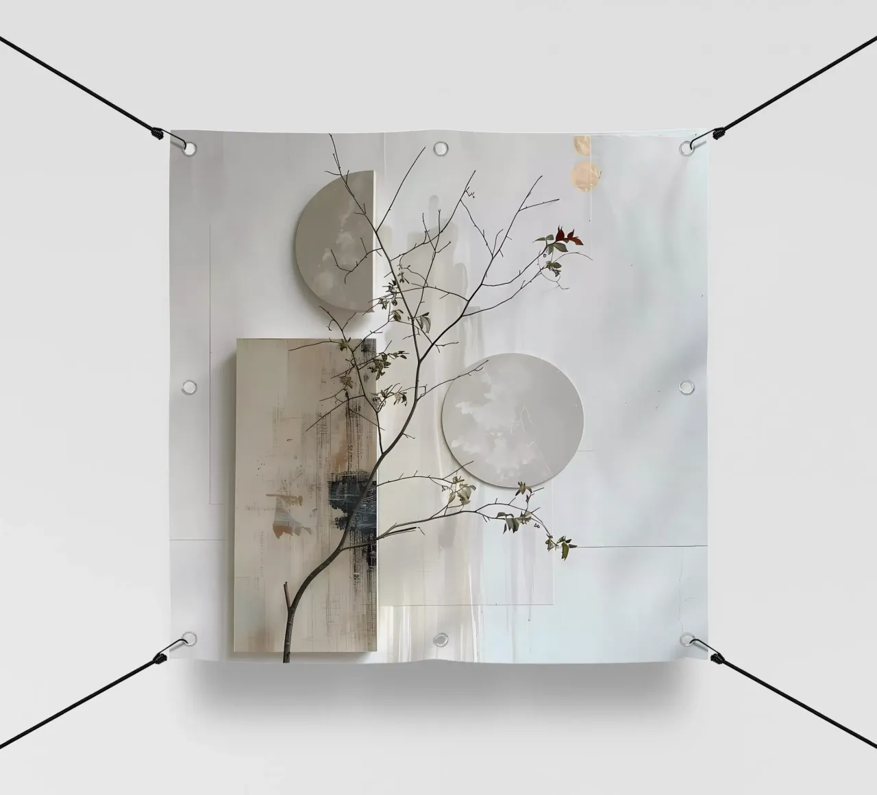 Bianco e design telo in pvc da LaylaOzHome