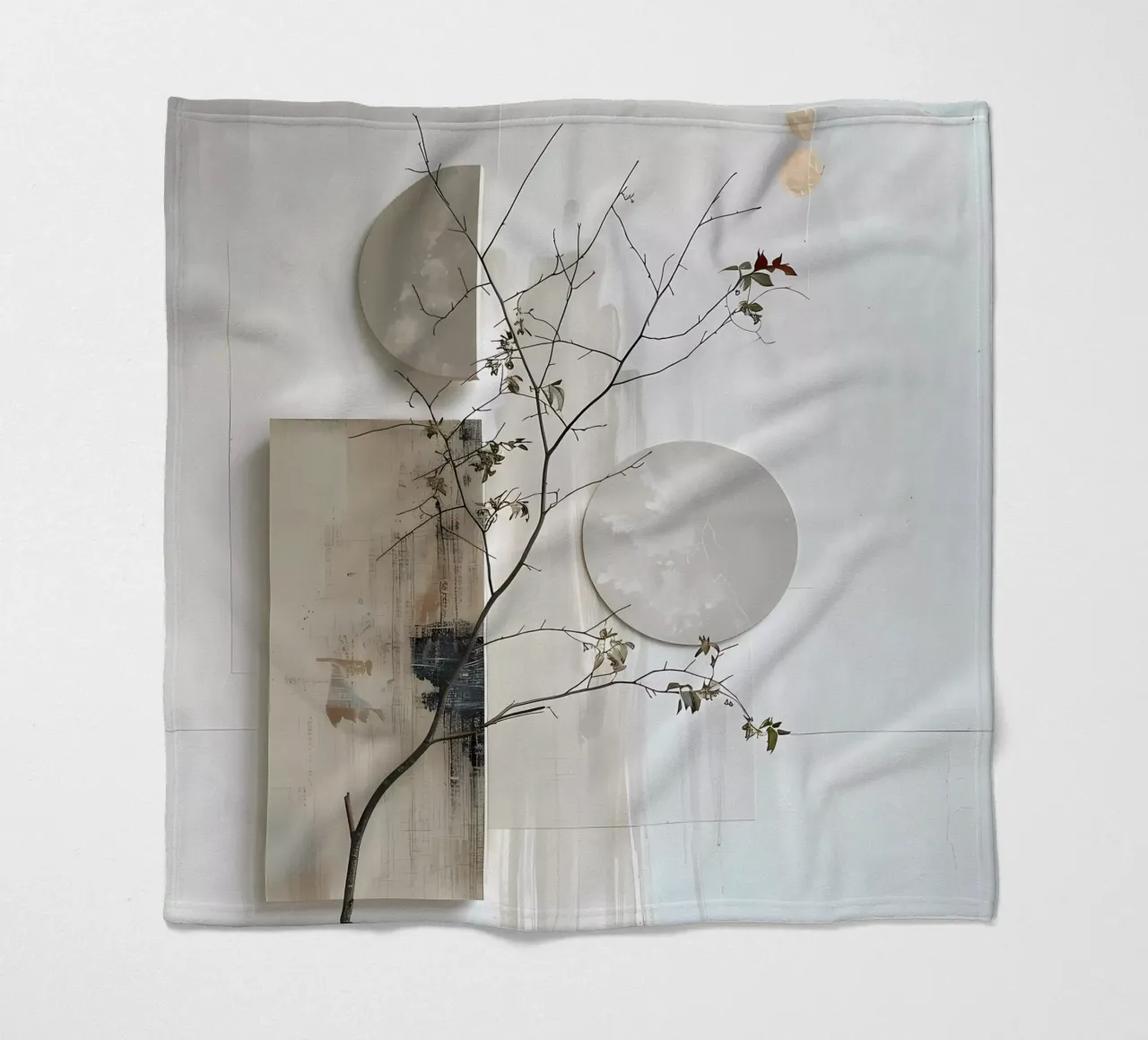 Bianco e design coperta in pile da LaylaOzHome