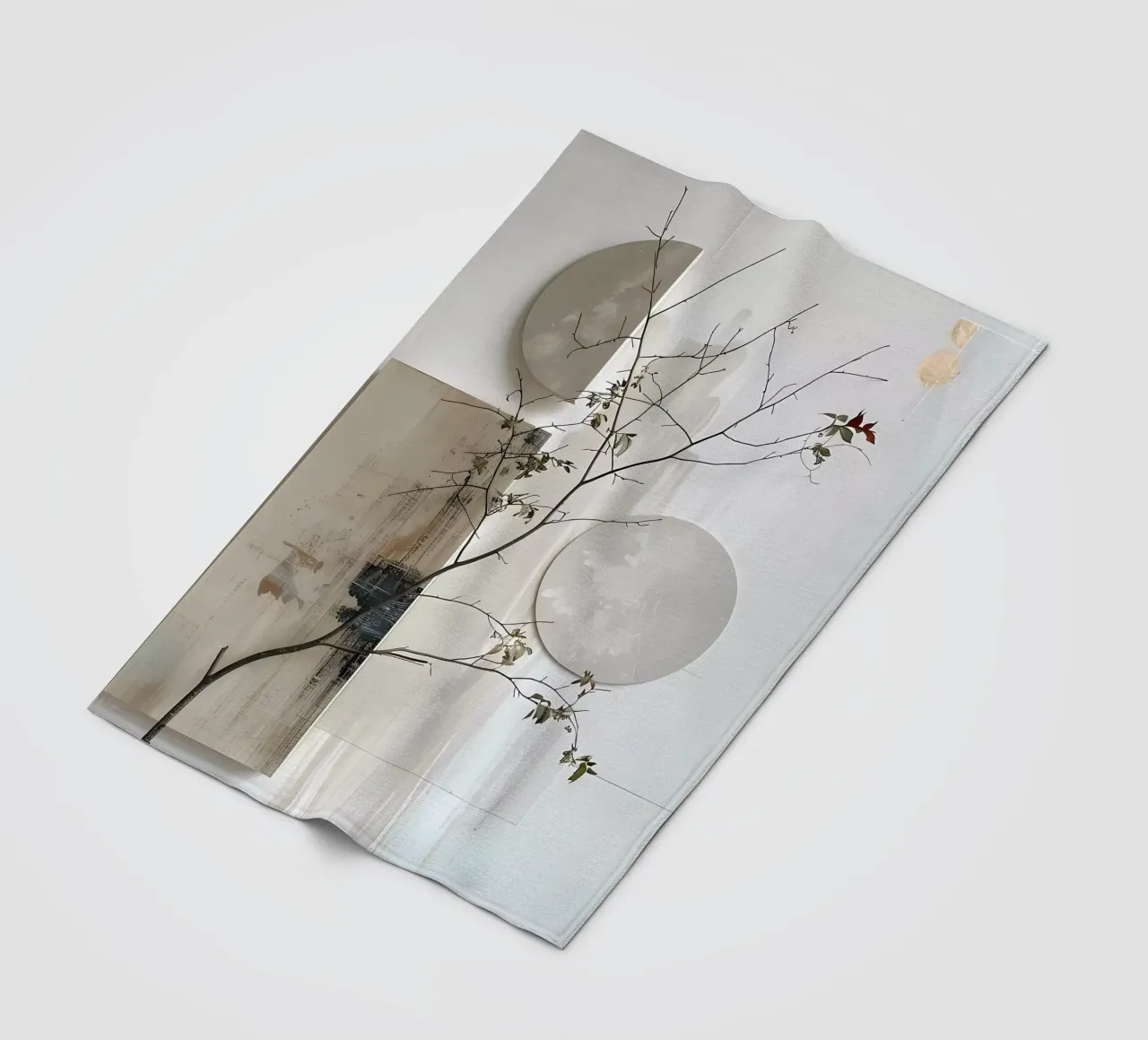 Bianco e design coperta in pile da LaylaOzHome